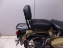 BAGAGEIRO TUBULAR COM ENCOSTO ROYAL ENFIELD CLASSIC 500/ BULLET 500 2016-2022 (PFM)
