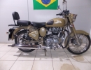 BAGAGEIRO TUBULAR COM ENCOSTO ROYAL ENFIELD CLASSIC 500/ BULLET 500 2016-2022 (PFM)