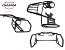 BAGAGEIRO TUBULAR-AFASTADOR ALFORGE HONDA CG 160 START-FAN-TITAN 2025-ATUAL (PFM)