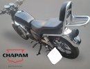 BAGAGEIRO TUBULAR COM ENCOSTO SUZUKI INTRUDER 125 2008-2016 (CRO)