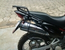 BAGAGEIRO MOD.TUBULAR P/HONDA FALCON C/AFASTADOR- PR