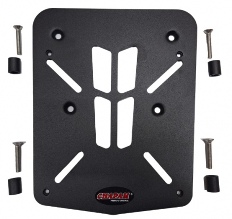 BAGAGEIRO CHAPA HONDA XRE 190 2016-ATUAL / XRE 300/ XRE 300 SAHARA 2010-ATUAL/ NXR 160 BROS 2010-ATUAL/ NX-4 FALCON 2013-2015 (PFM)