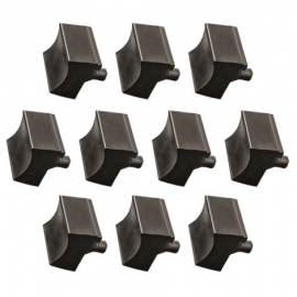 BORRACHA BATENTE CAVALETE CENTRAL HONDA CG 125 TITAN/ TODAY 1976-1999 [10 UNIDADES]